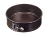 Moule à charnières rond en métal anti-adhésif.