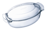 Cocotte ovale en verre grand format