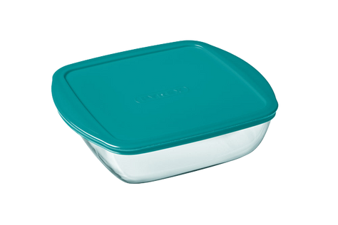 PYREX - Plat carré Cook & Go 0,85L D.16cm verre