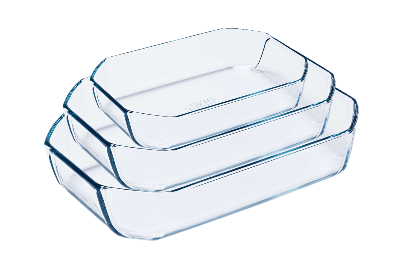 Pyrex -8023510 - Lot de 3 Plats à Four en Verre - Verre Borosilicate -  Extrême Résistance - Fabriqué en France : : Cuisine et Maison