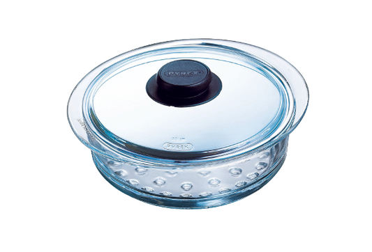 Set Pyrex - Panier vapeur et son couvercle en verre (vir)