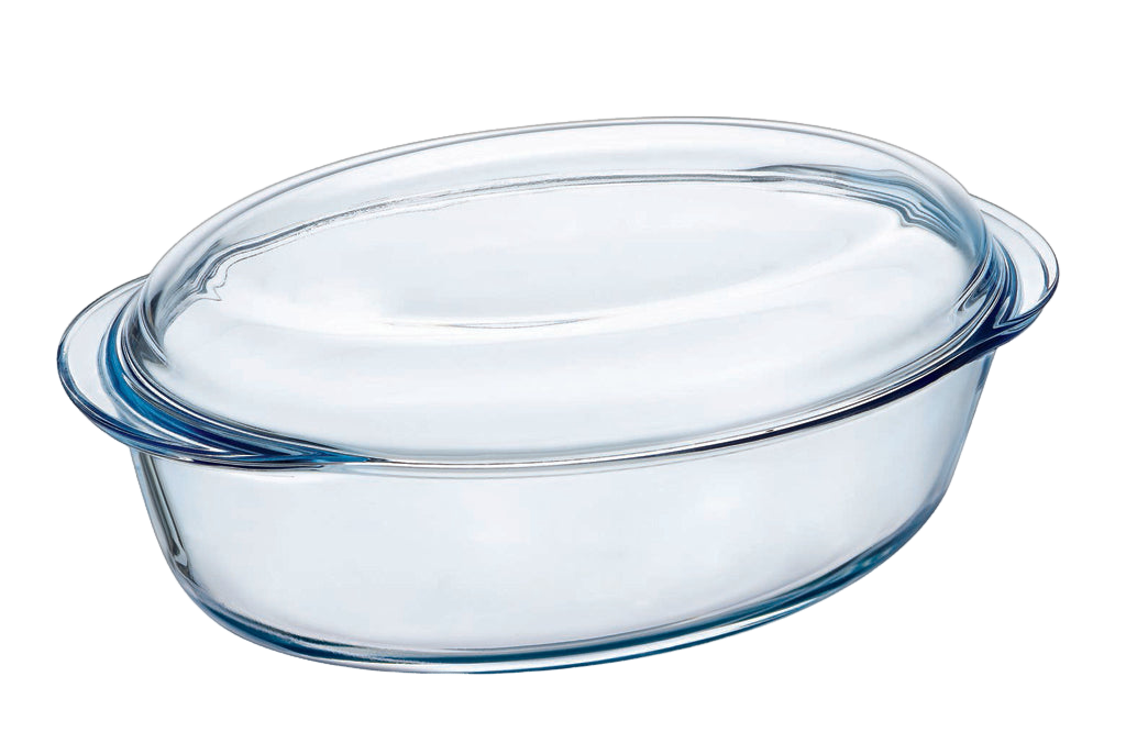 Cocotte ronde Pyrex en verre 3.5L - Lustensile