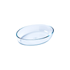 Plat à four ovale en verre