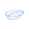 Plat à four ovale en verre