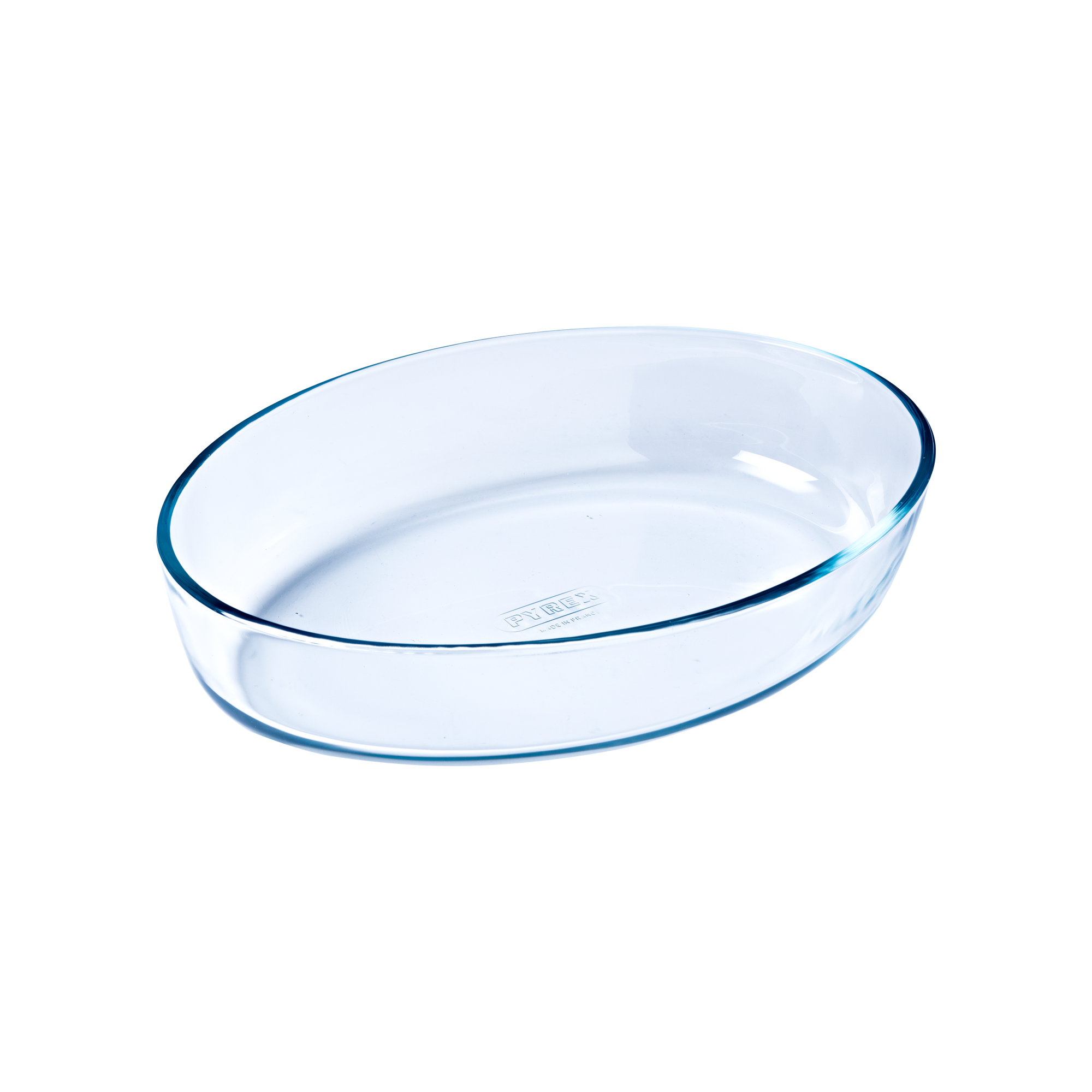 Plat en verre, plat ovale, glass dish, oval glass dish, plat pyrex
