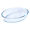 Plat à four ovale en verre